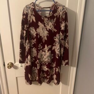 Floral Long Sleeve Dress